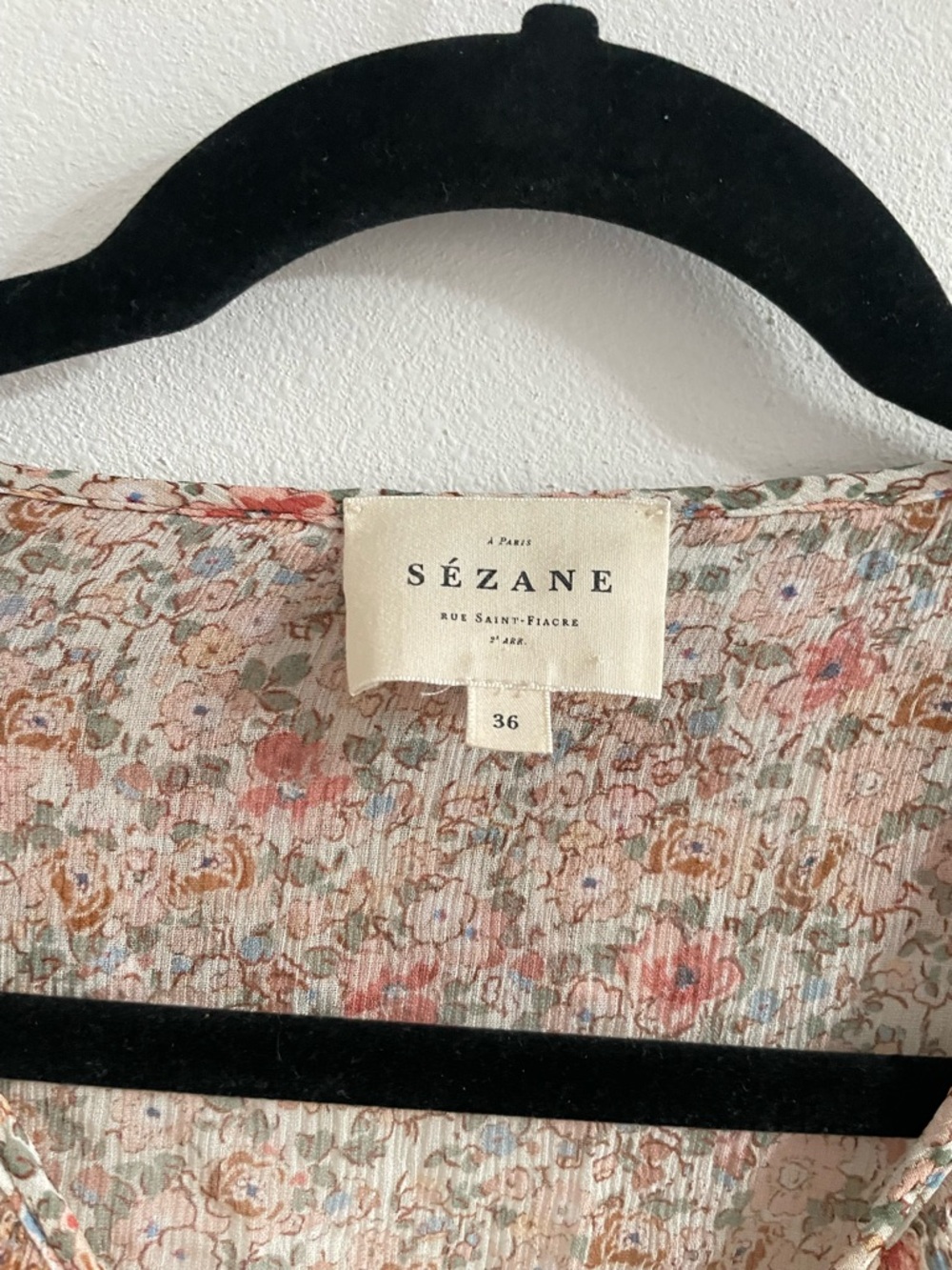 Sezane Priscille Blouse size 36 - Picture 4 of 7